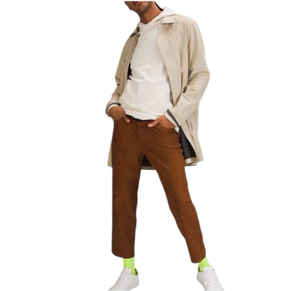 LULULEMON ABC Relaxed Utilitech Cropped Pants in Copper Brown Size 38 - Picture 1 of 11